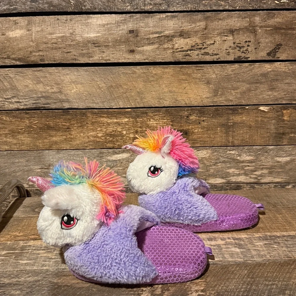 💛10 for $10 or💰BOGO FREE Unicorn Slippers Slides sz 11-12